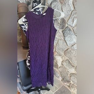 Christiebrooks Purple Black Sequins Dress S